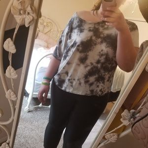 American Eagle| Oversized Cotton Tie Dye Tee Shirt